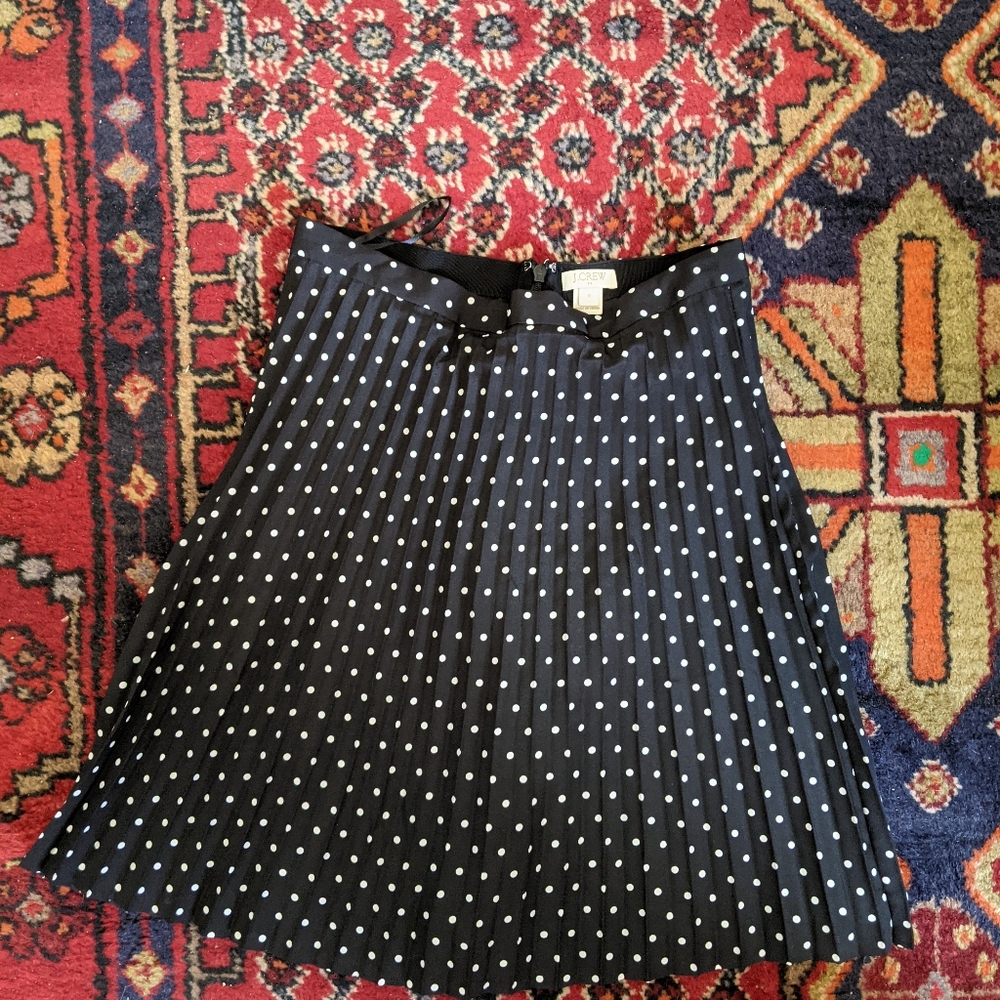 JCrew pleated skirt